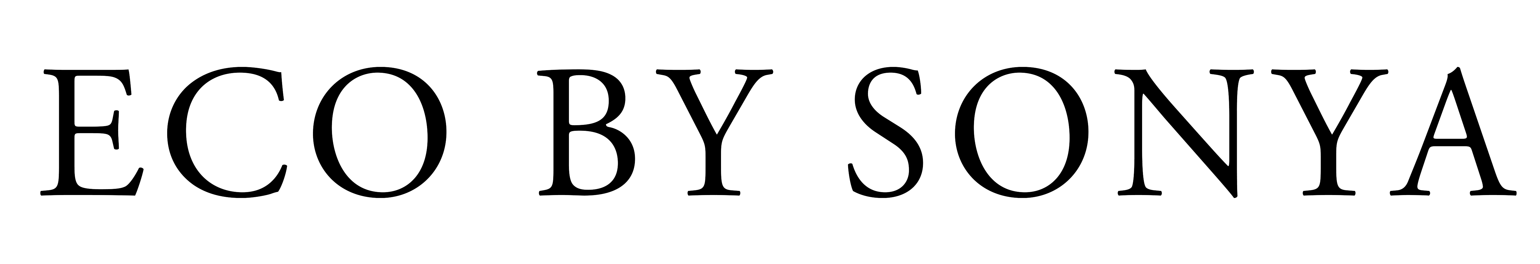 Eco by sonya logo blk