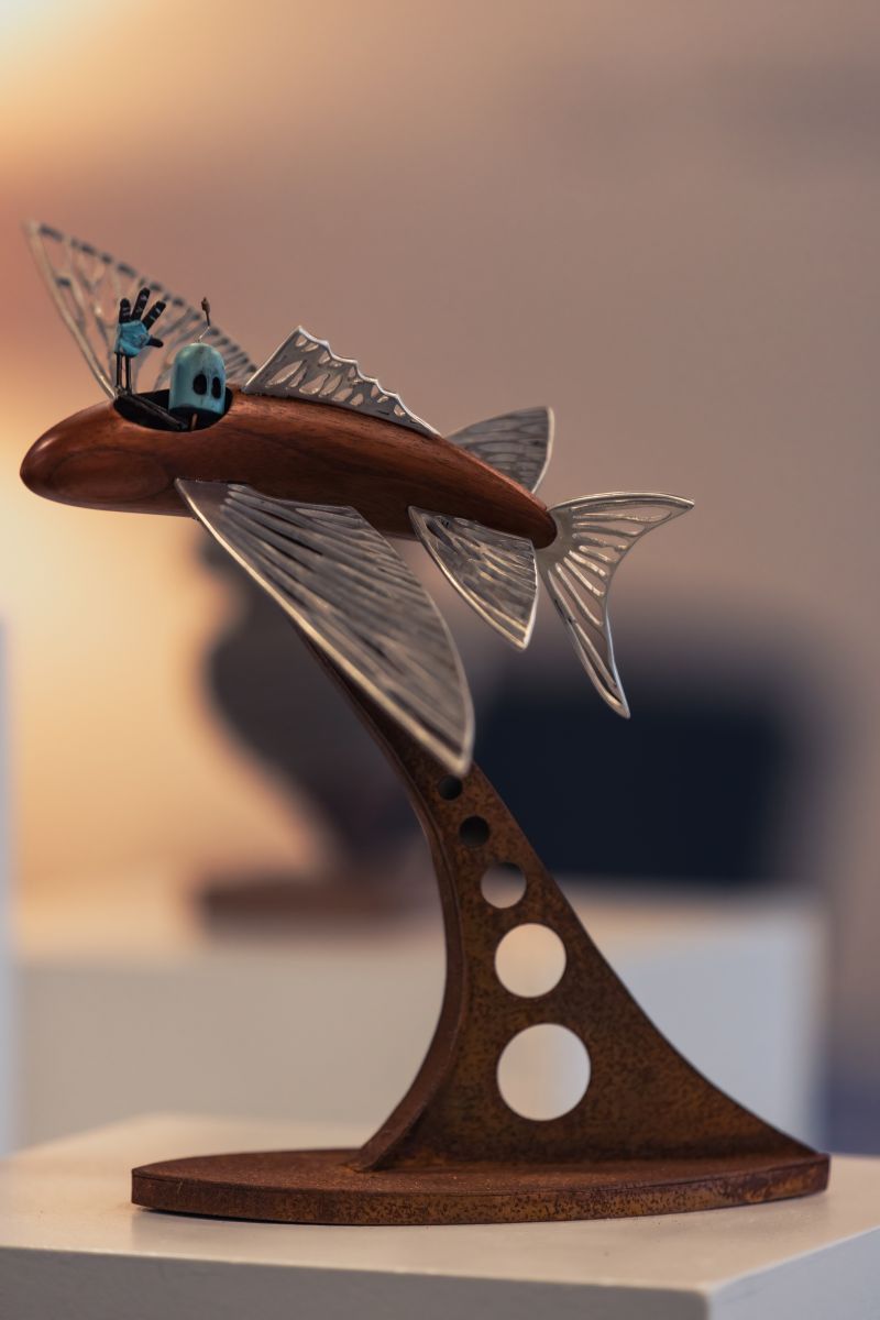 SWELL Sculpture_Smalls Gallery_John Vanderkolk, Mark George & Jeremy Sheehan_Revisitor_Image Leximagery_LEXI5843-D