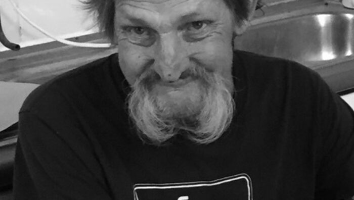 Village Bike_Headshot portrait BW