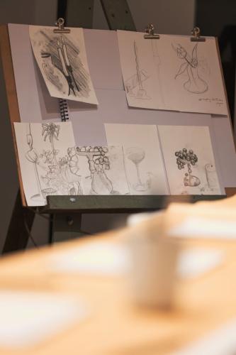 Still Life Drawing Table curated by The Valley Estate & Curated Design Styling | Image by Leximagery